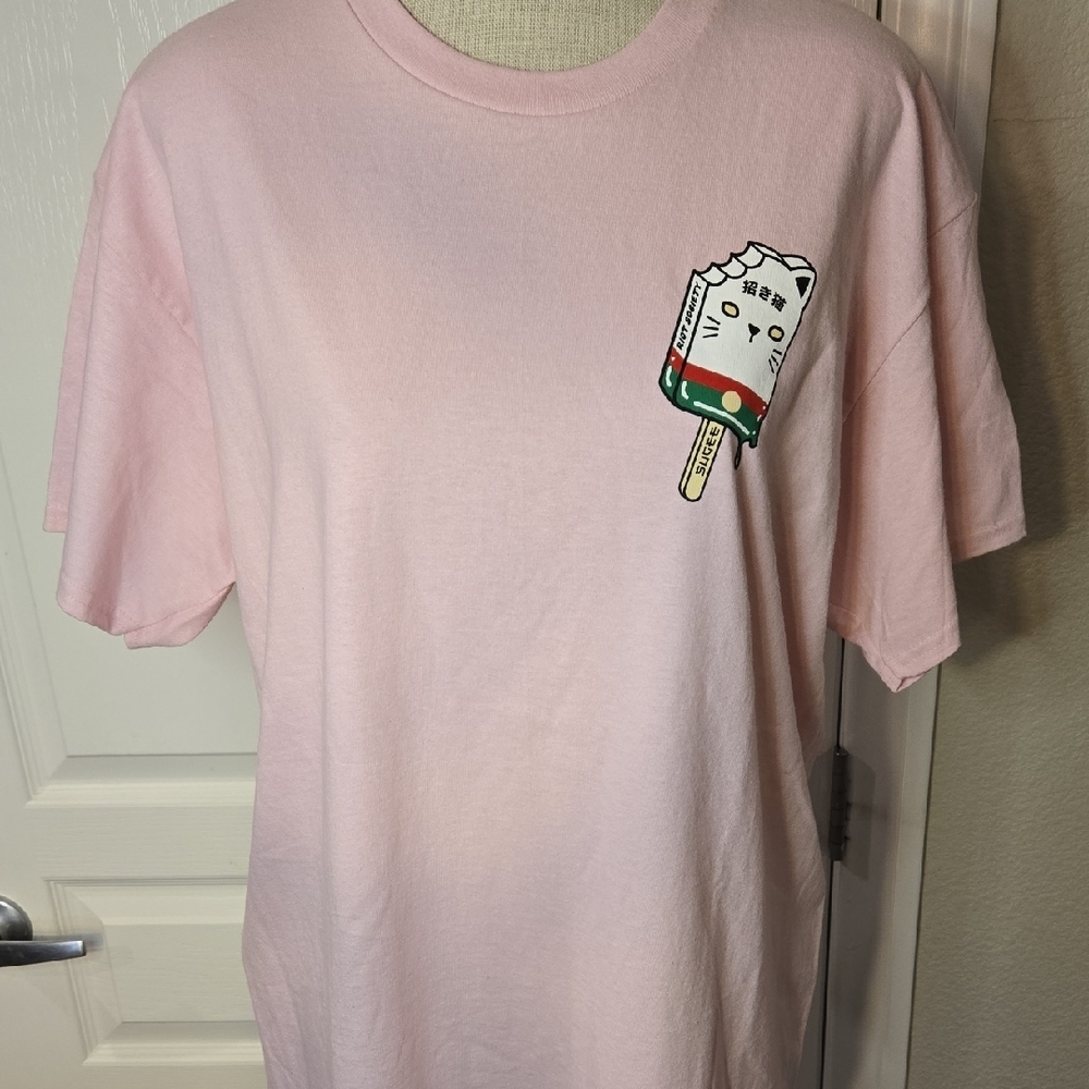 Riot Society Pink Cotton T-Shirt